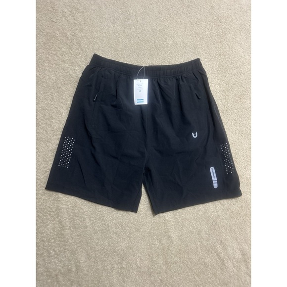 North Yard Shorts Men's Large Black Activewear Hiking Workout Casual - Picture 1 of 9